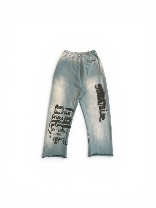 Paly Streetwise Airbrush Sweatpant Turquoise