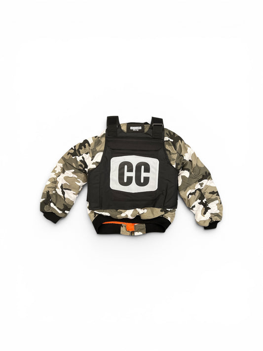 COUCOU BEBE DISC BOMBER JACKET BLACK