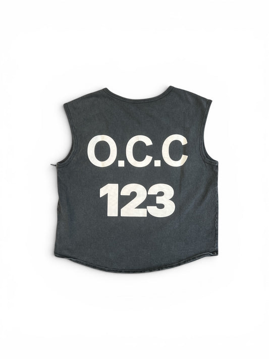 RIVINGTON ROI REBIS AMOR MUSCLE TEE MECHANIC BLACK