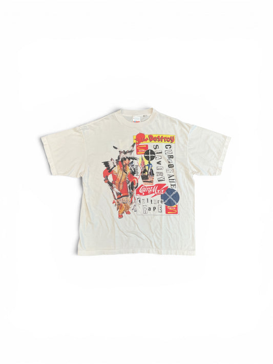 SAINT MICHAEL X JR DESTROY T-SHIRT WHITE