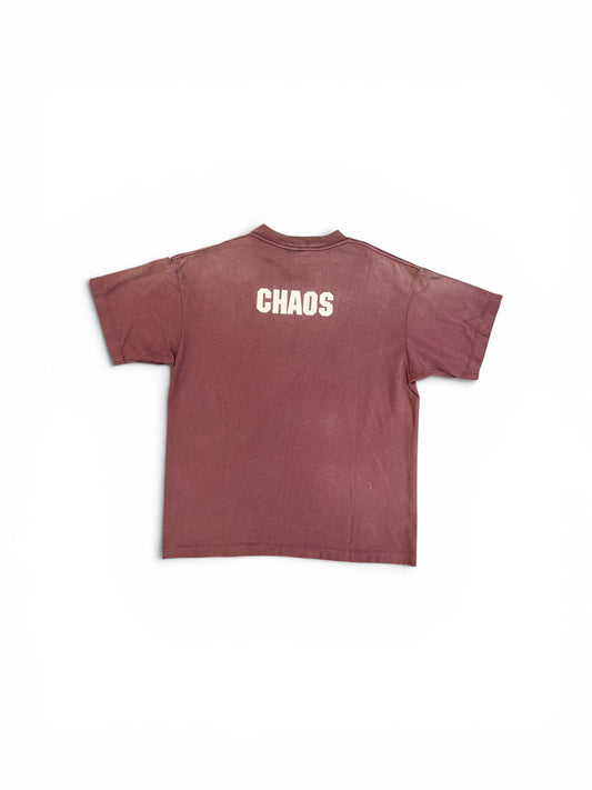 SAINT MICHAEL SAINT MXX T-SHIRT BURGUNDY