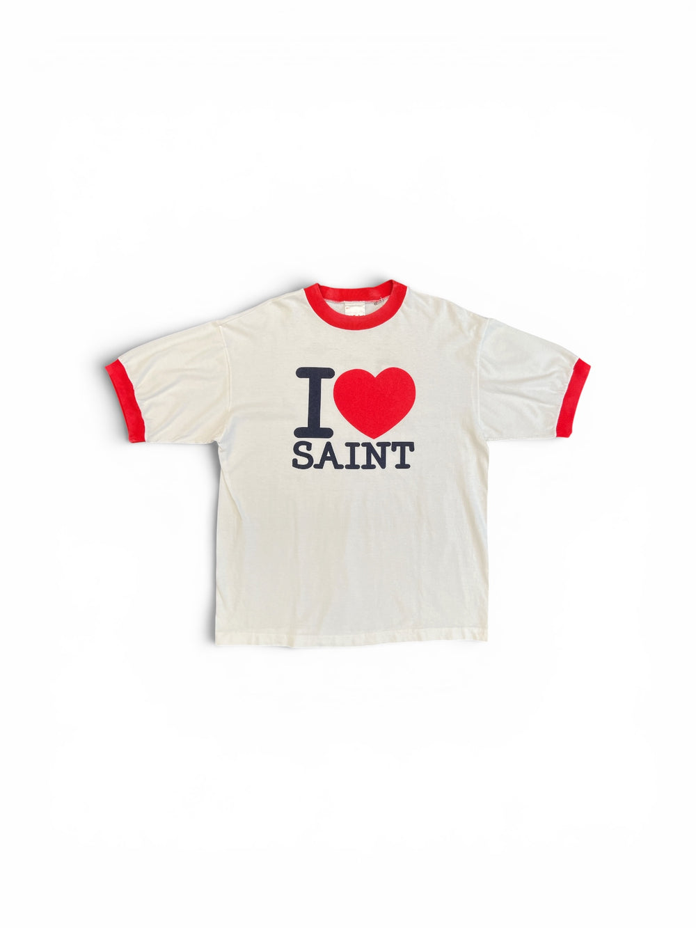SAINT MICHAEL I LOVE SAINT T-SHIRT WHITE