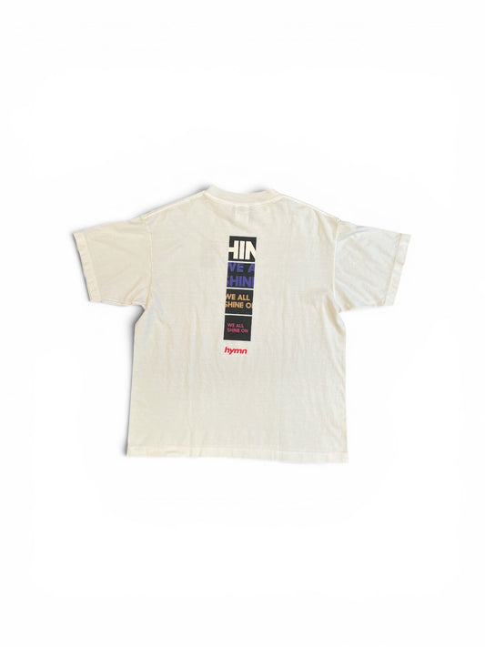 SAINT MICHAEL X JL INSTANT KARMA T-SHIRT WHITE