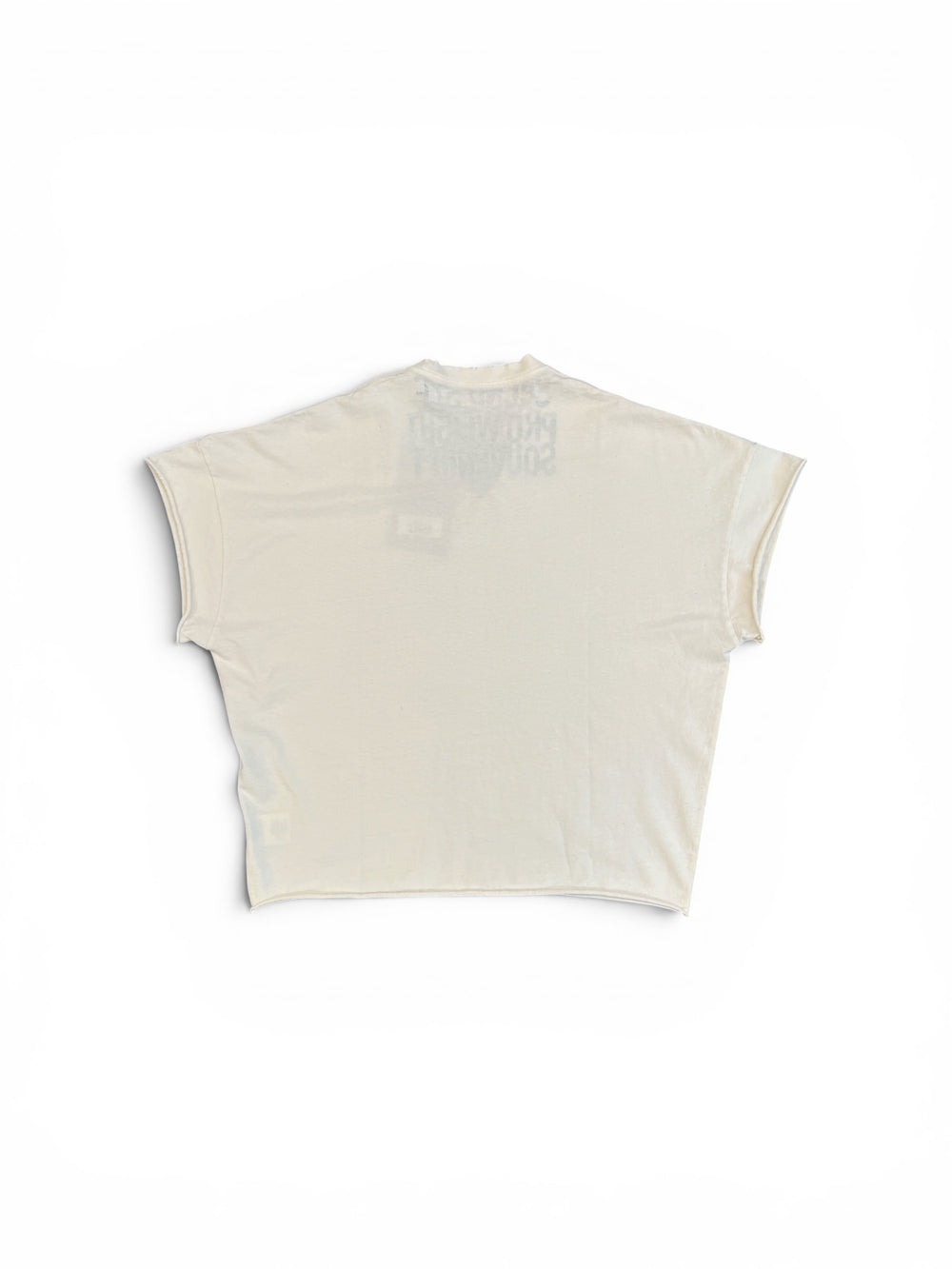 SECNDSLF TOO BLESSED CAP SLEEVE WHITE