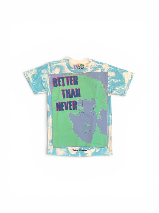 BETTER WITH AGE NEVER ALL OVER PRINT TEE ASSORTED