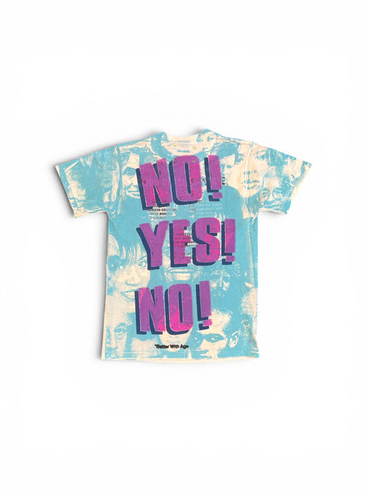BETTER WITH AGE NEVER ALL OVER PRINT TEE ASSORTED
