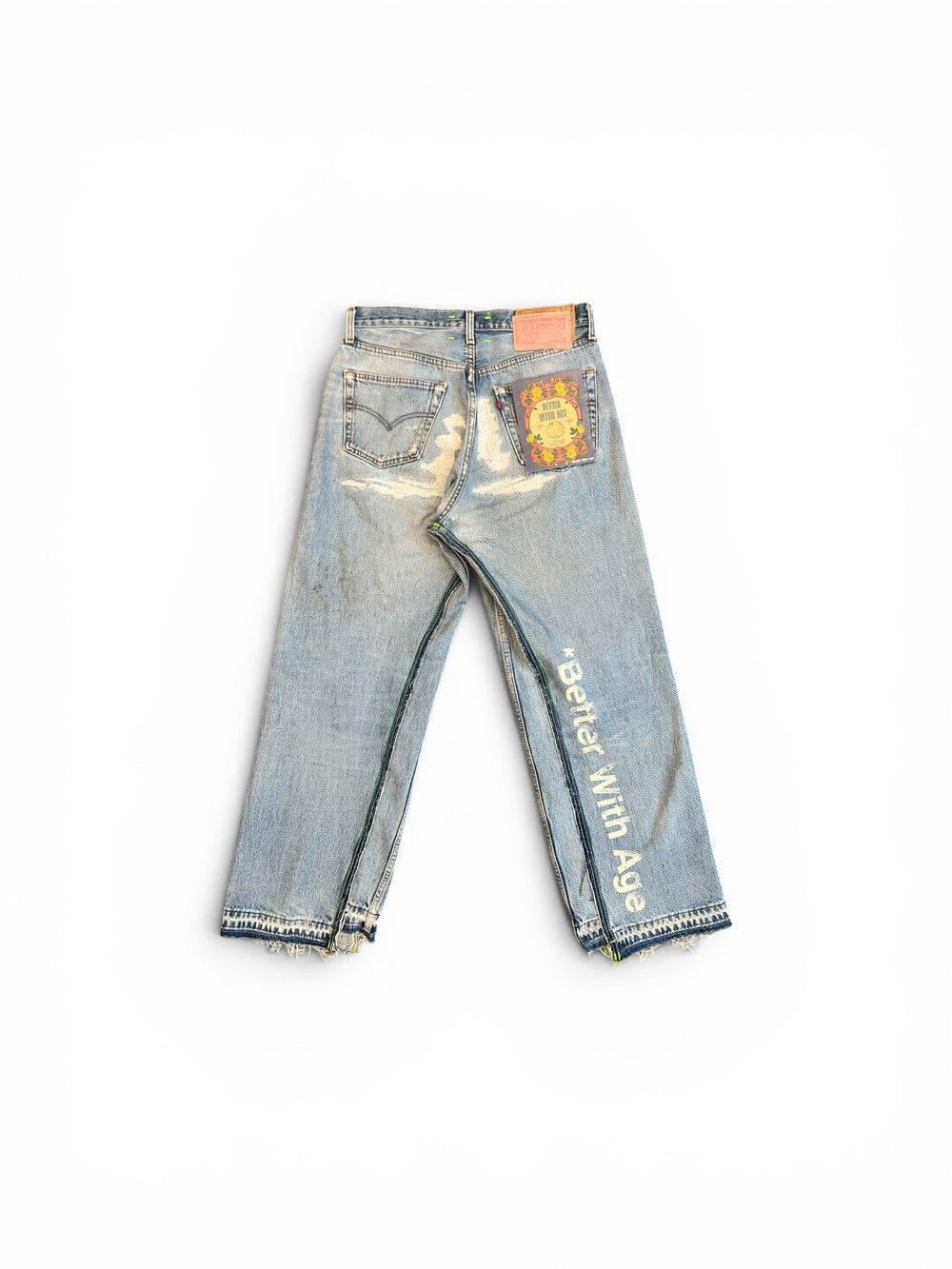 BETTER WITH AGE SMOKED DOUBLE-WIDE DENIM INDIGO