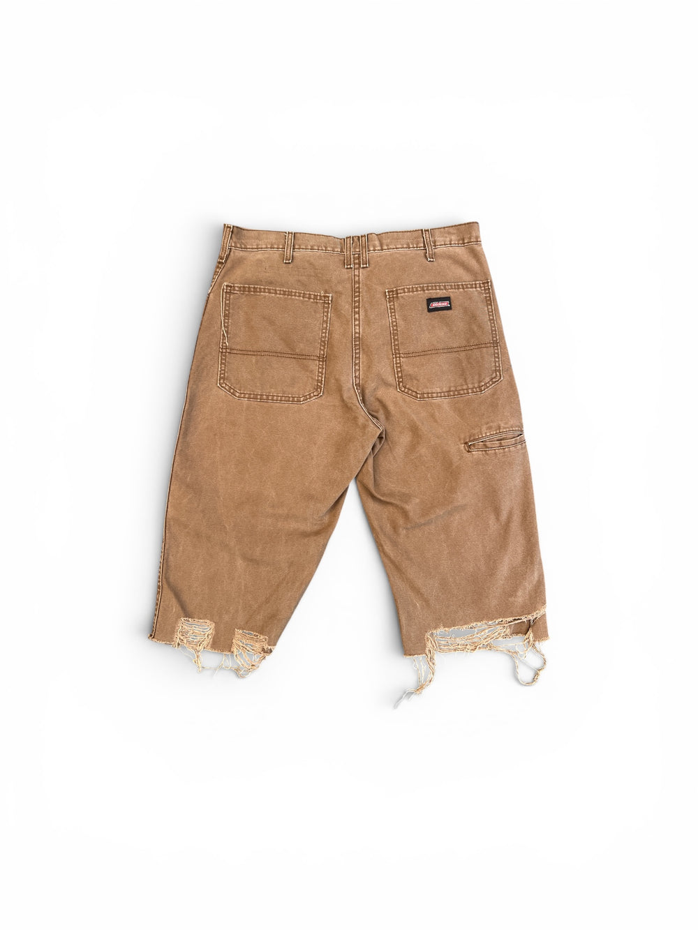 SECNDSLF PATCHWORK FIELD DAY VINTAGE SHORT BROWN