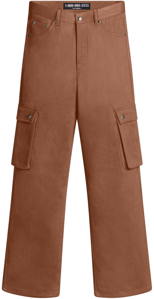 LOSTSHDWS UTILITY CARGO PANT (CORK)