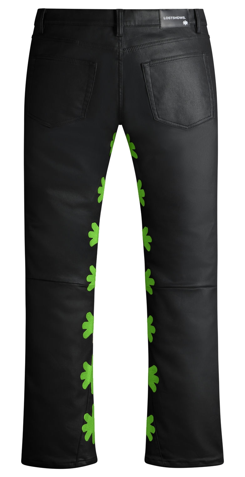 WAXED LOSTSHDWS SUN LOGO (SLIME GREEN)