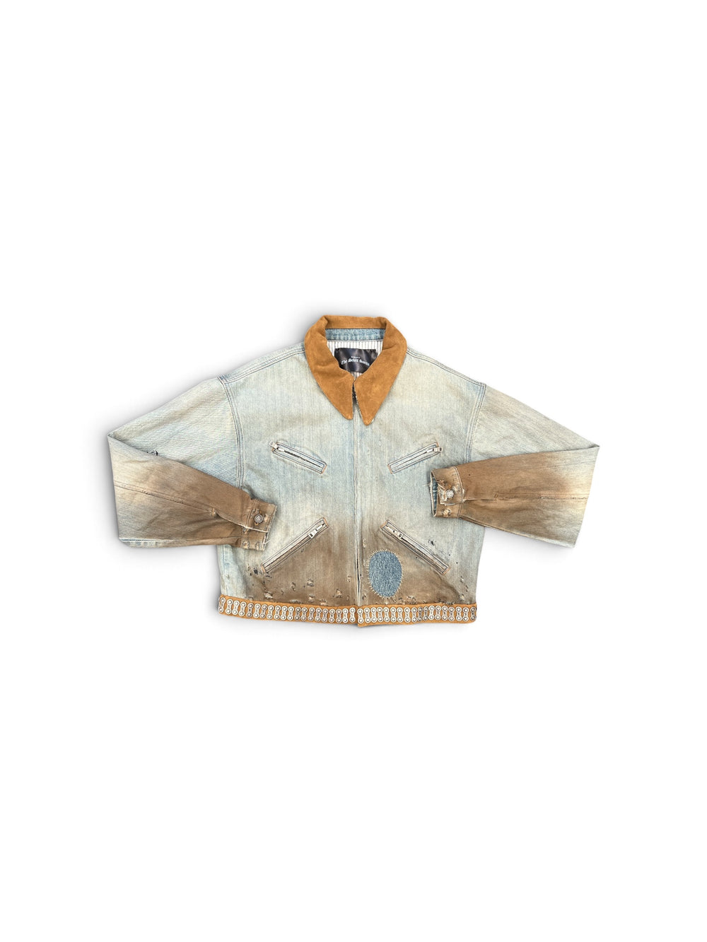 SEKRIT CHOPPER CHAIN DENIM X JACKET VINTAGE BLUE