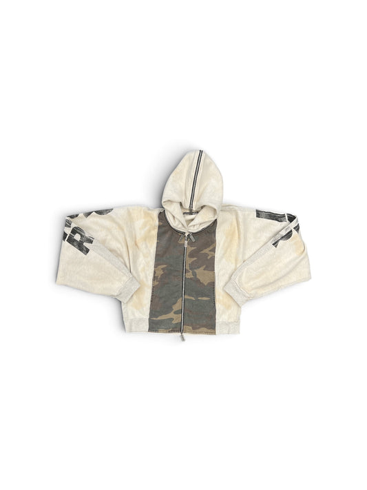 RIVINGTON AMERICAN ROSE ZIP HOODIE HEATHER