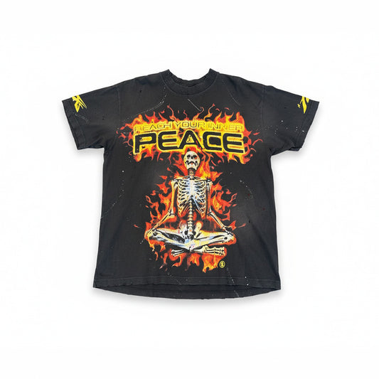 HELLSTAR INNER PEACE SKELETON T-SHIRT BLACK